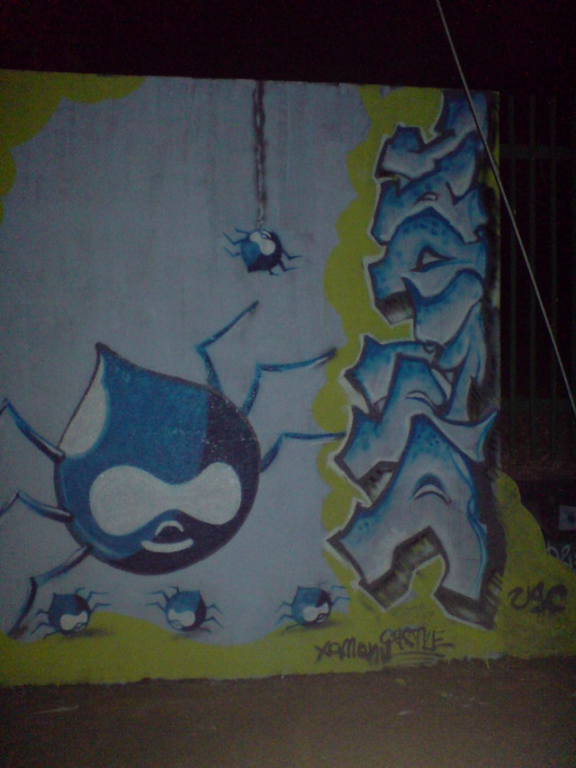 Граффити с Друпликоном