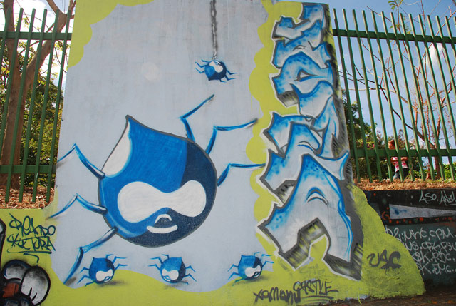 Граффити с Друпликоном