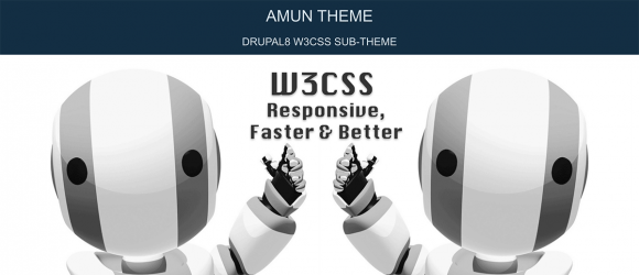 Drupal – Amun - W3CSS Sub-Theme