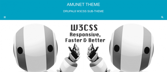 Drupal – Amunet - W3CSS Sub-Theme
