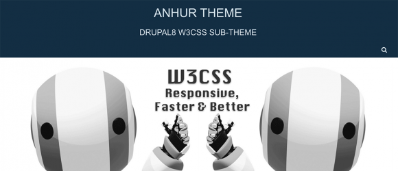 Drupal – Anhur - W3CSS Sub-Theme