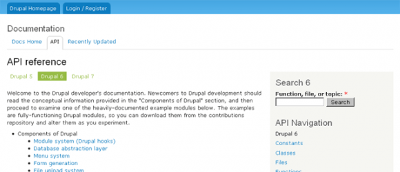 Drupal – API Site
