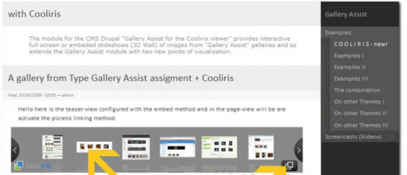 Drupal – Gallery Assist for the Cooliris Viewer