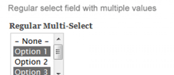 Drupal – Multiple Selects