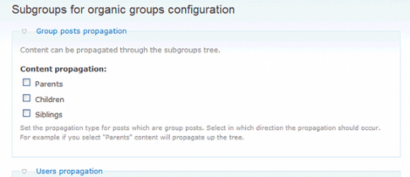 Drupal – Subgroups for Organic groups