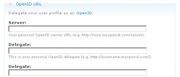 Drupal – OpenID URL