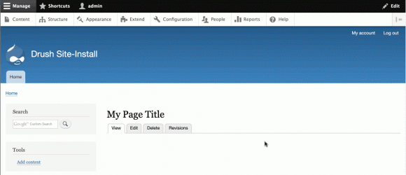 Drupal – Page Title Visibility