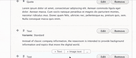 Drupal – Paragraphs Editor Enhancements