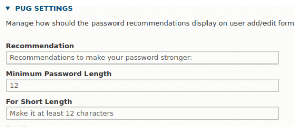 Drupal – Password Suggestions