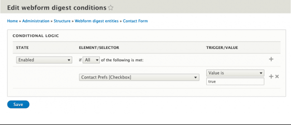 Drupal – Webform Submissions Notification